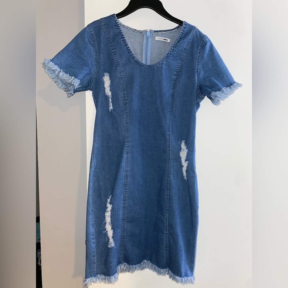 Denim dress